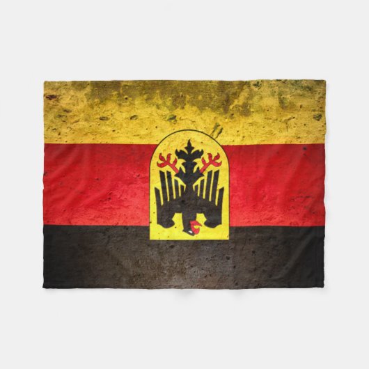 Duitsland Grunge Flag Fleece Blanket (Voorkant (Horizontaal))