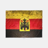 Duitsland Grunge Flag Fleece Blanket Deken (Voorkant (Horizontaal))