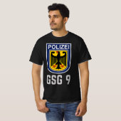 Duitsland GSG 9 Bundespolizei Speciaal politiekorp T-shirt (Voorkant volledig)