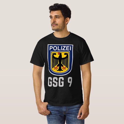 Duitsland GSG 9 Bundespolizei Speciaal politiekorp T-shirt (Voorkant volledig)