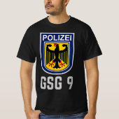 Duitsland GSG 9 Bundespolizei Speciaal politiekorp T-shirt (Voorkant)