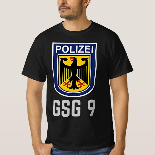 Duitsland GSG 9 Bundespolizei Speciaal politiekorp T-shirt (Voorkant)