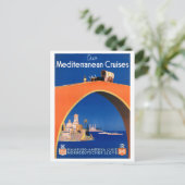 Duitsland Hamburg Vintage Travel Poster gerestaure Briefkaart (Staand voorkant)