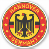 Duitsland, Hannover Sticker (Voorkant)