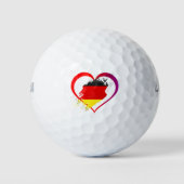Duitsland hart golfballen (Voorkant)