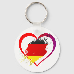 Duitsland hart sleutelhanger