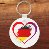 Duitsland hart sleutelhanger (Voorkant)