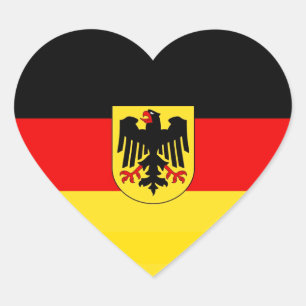 DUITSLAND HART STICKER