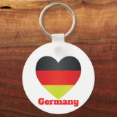 Duitsland hartvlag sleutelhanger (Voorkant)