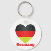Duitsland hartvlag sleutelhanger (Achterkant)