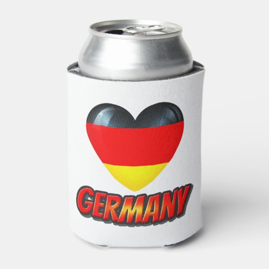 Duitsland Heart Blikjeskoeler (Blikje Voorkant)