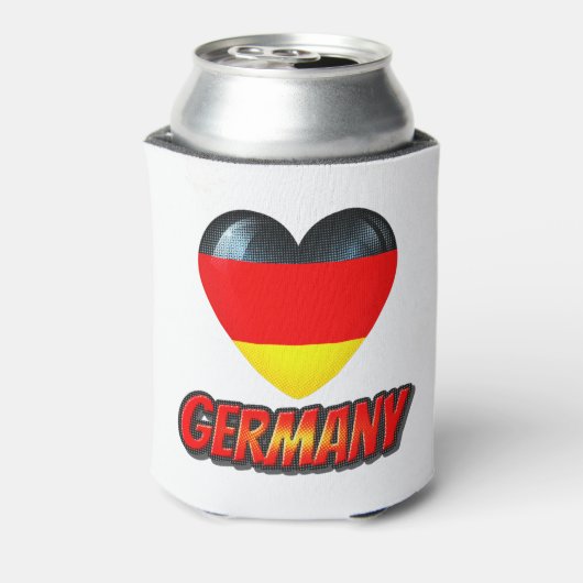 Duitsland Heart Blikjeskoeler (Blikje Achterkant)