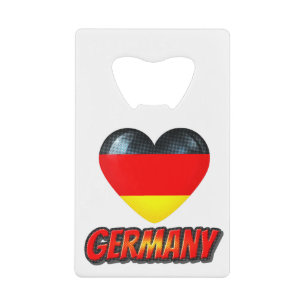 Duitsland Heart Creditkaart Flessenopener