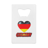 Duitsland Heart Creditkaart Flessenopener (Achterkant)