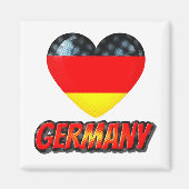 Duitsland Heart Magneet (Voorkant)