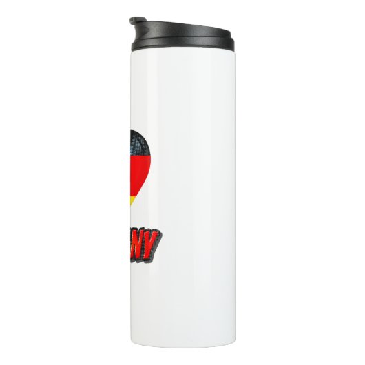 Duitsland Heart Thermosbeker (Geroteerd rechts)