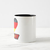 Duitsland Heart Tweekleurige Koffiemok (Center)