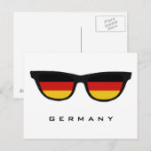 Duitsland heeft aangepaste tekst en kleuren-briefk briefkaart (Voorkant / Achterkant)