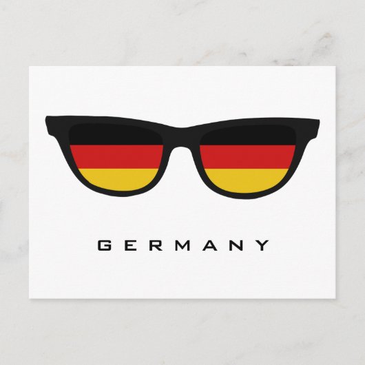 Duitsland heeft aangepaste tekst en kleuren-briefk briefkaart (Voorkant)