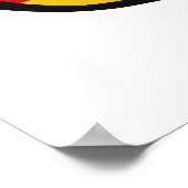 Duitsland heeft aangepaste tekst en kleuren-poster poster (Hoek)