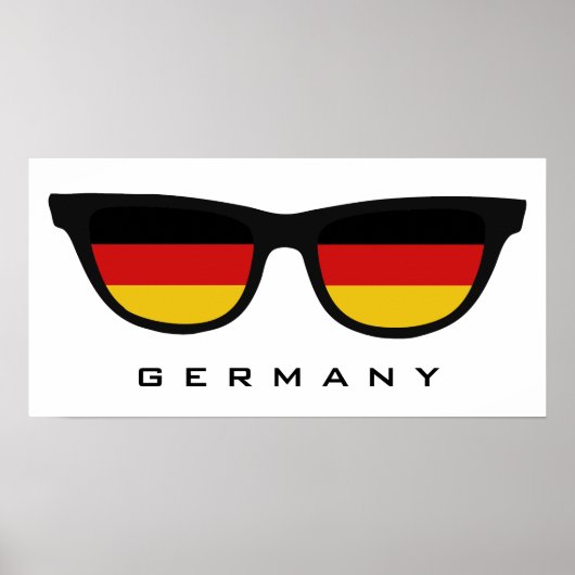 Duitsland heeft aangepaste tekst en kleuren-poster poster (Voorkant)