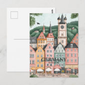 Duitsland Heidelberg Reizen Briefkaart (Voorkant / Achterkant)