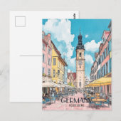 Duitsland Heidelberg Reizen Briefkaart (Voorkant / Achterkant)