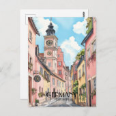 Duitsland Heidelberg Reizen Briefkaart (Voorkant / Achterkant)