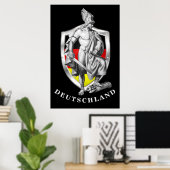 Duitsland Hermann Arminius Poster (Thuiskantoor)