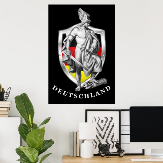 Duitsland Hermann Arminius Poster (Thuiskantoor)