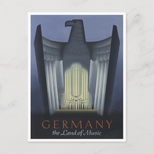 Duitsland, het Briefkaart van de Muziekreis (Voorkant)