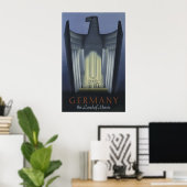 Duitsland, het Poster van de Muziekreis (Thuiskantoor)