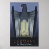 Duitsland, het Poster van de Muziekreis (Voorkant)