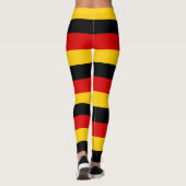 Duitsland Horizontale streepjes voor de nationale Leggings (Achterkant)