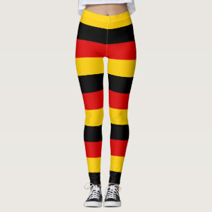 Duitsland Horizontale streepjes voor de nationale Leggings