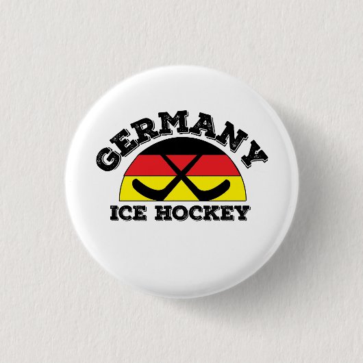 Duitsland Ice Hockey Ronde Button 3,2 Cm (Voorkant)