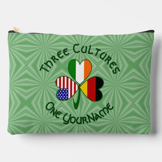 Duitsland Ierland VS Klaver Persoonlijke tekst Etui (Voorkant)