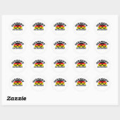 Duitsland IJshockey Ronde Sticker (Vel)