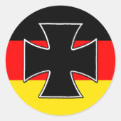 Duitsland IJzeren Kruis Sticker (Voorkant)