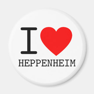 Duitsland Ik hou van Heppenheim Bundesland Hessen Magneet