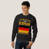 Duitsland ik zeg niet dat ik Duits ben. Trui (Voorkant volledig)