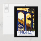 Duitsland in het zwarte bos briefkaart (Voorkant / Achterkant)