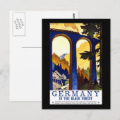 Duitsland in het zwarte bos briefkaart (Voorkant / Achterkant)