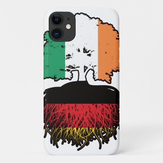 Duitsland - Irish Tree Roots Flag Case-Mate iPhone Case (Achterkant)