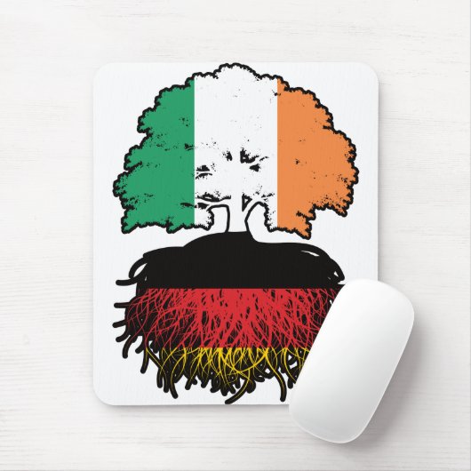 Duitsland - Irish Tree Roots Flag Muismat (Met muis)