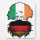 Duitsland - Irish Tree Roots Flag Muismat (Voorkant)