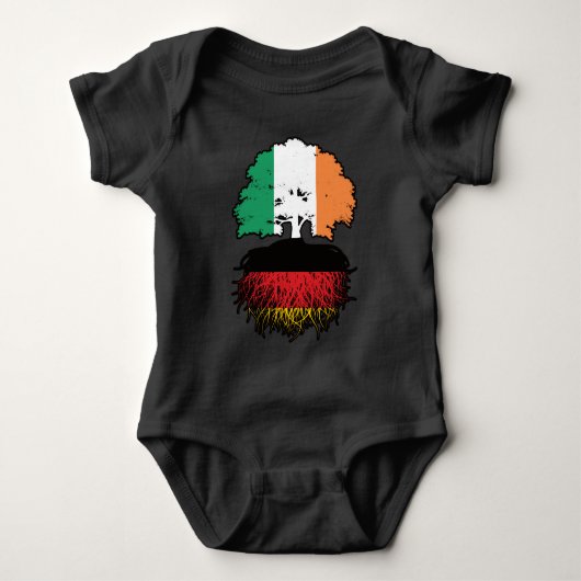 Duitsland - Irish Tree Roots Flag Romper (Voorkant)