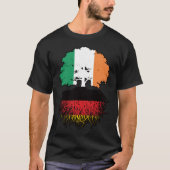 Duitsland - Irish Tree Roots Flag T-shirt (Voorkant)