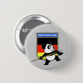 Duitsland Javelin Panda Ronde Button 5,7 Cm (Voorkant /achterkant)