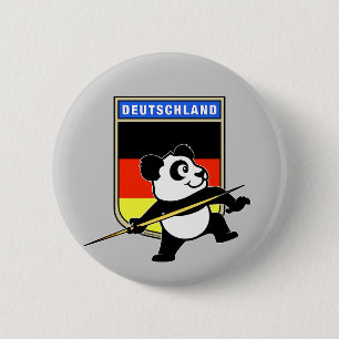 Duitsland Javelin Panda Ronde Button 5,7 Cm